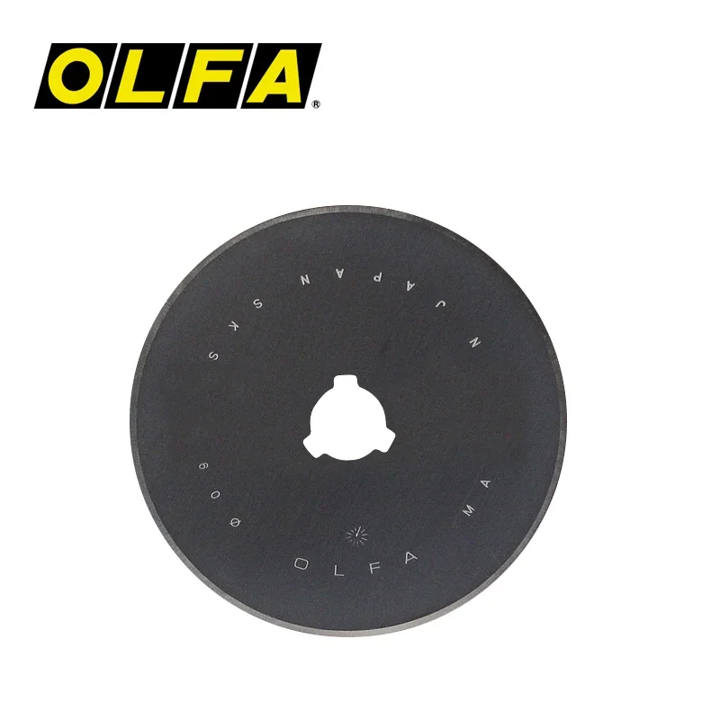 OLFA RB60-1 Spare Blade 60mm Rotary Blades Hob Cloth Cutter Circular Knife Accessories Fit RTY-3/G RTY-3/DX RTY-3/NS Cutter Tool