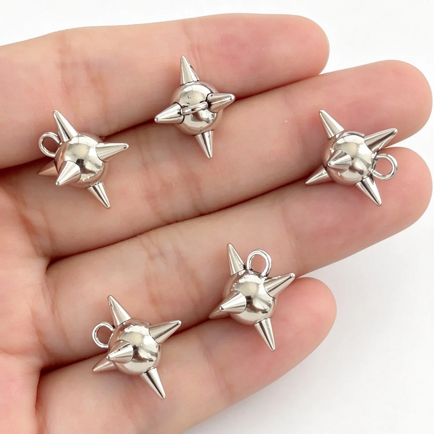 5pcs 15×13×18mm Zinc Alloy Meteor Hammer Shape Charms, Handmade DIY Jewelry Findings EF5262