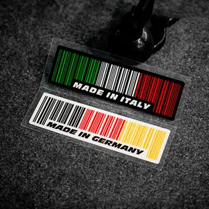 Araba Styling Tampon Çıkartması Bayrağı, Ulusal Otomobil Gövdesi Fransa, Almanya, italya ve Çin'de yapılan yeni bir Kapak, Barkod sunuyor 8 ana satışlar Çin'in 3 numaralı otomobilinden bir araba ithal ediyor