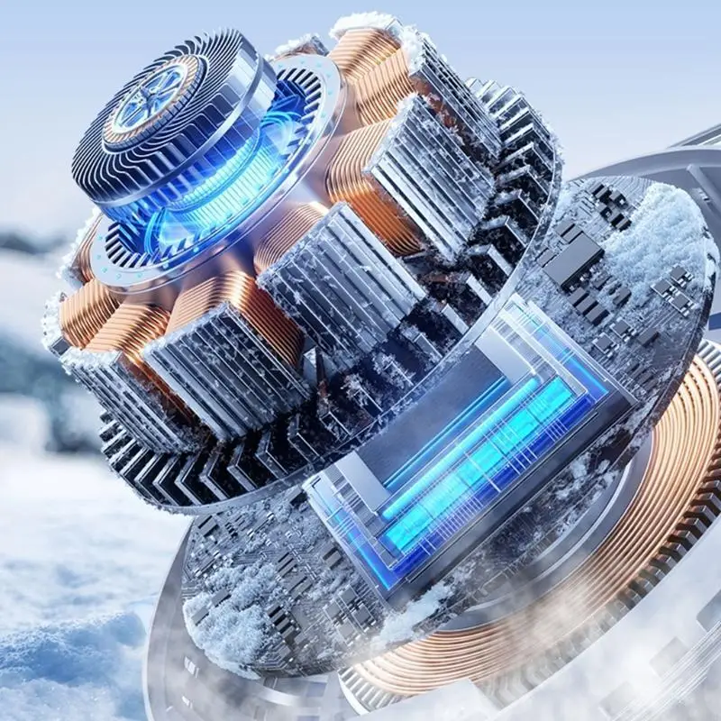 

Lightweight Brushless Motor Fan USB Rechargeable Fan Portable Air Conditioner N58D