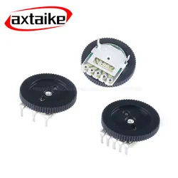 10PCS 16*2mm 3/5 pin 1K 10K 20K 50K B102 B103 B203 B503 Single and double gear dial potentiometer Volume switch