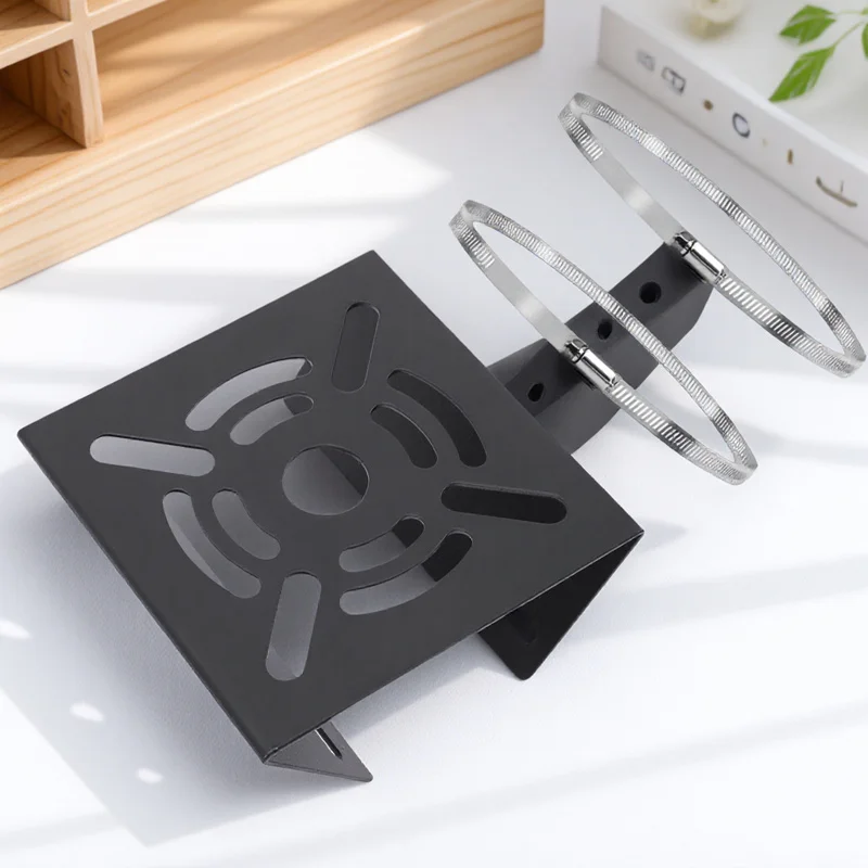 

1Set Security Camera Pole Mount Bracket Universal Adapter Heavy Duty Steel Pole Clamp for Outdoor Mount