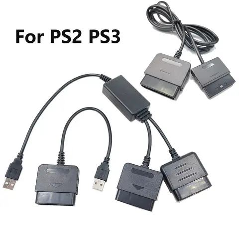 1PC  For Sony PlayStation PS2 to PS3 Console PC USB Extention Core for Computer Game Player Controller Cable Adapter