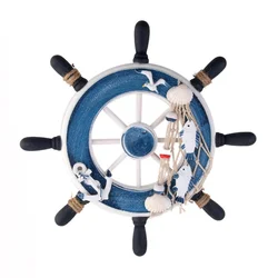 House Decorations for Home Rudder Wall Decorate Ship Steering Nautical Boat Wheel