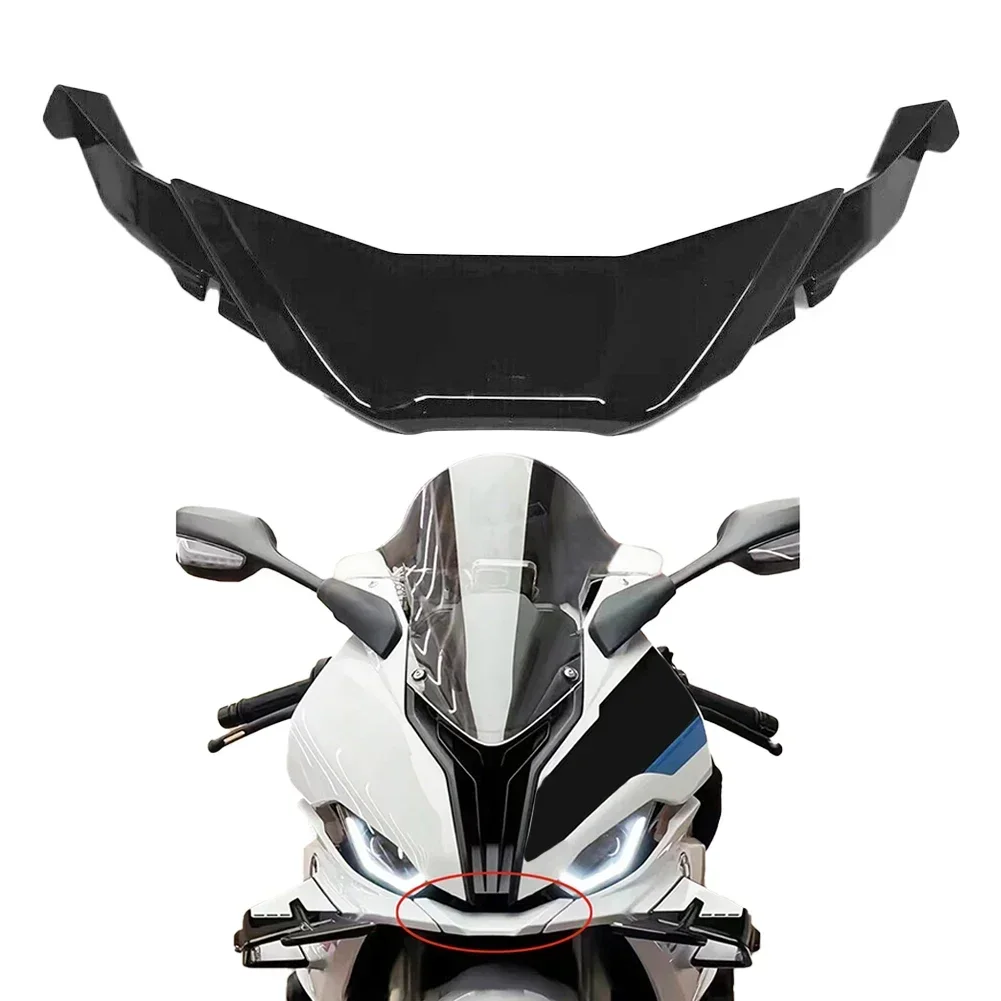 Black Front Air Intake Lip Cover Fairing For BMW S1000RR 2023 2024 Easy Installation High Strength Material Sporty Look