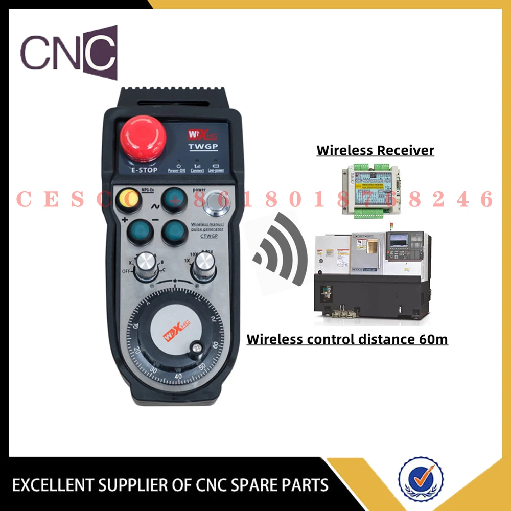 

Gantry cnc wireless electronic handwheel emergency stop hand pulse machine tool industrial remote control CNC system handwheel