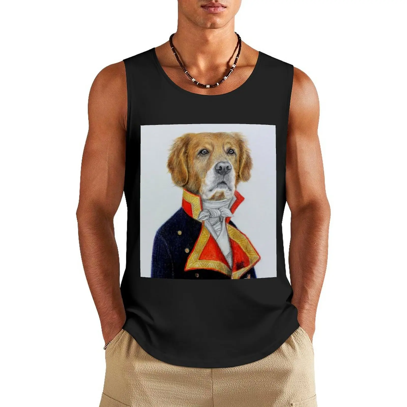 dog king Tank Top Men's clothing Men's clothes luxury style T-shirt sports