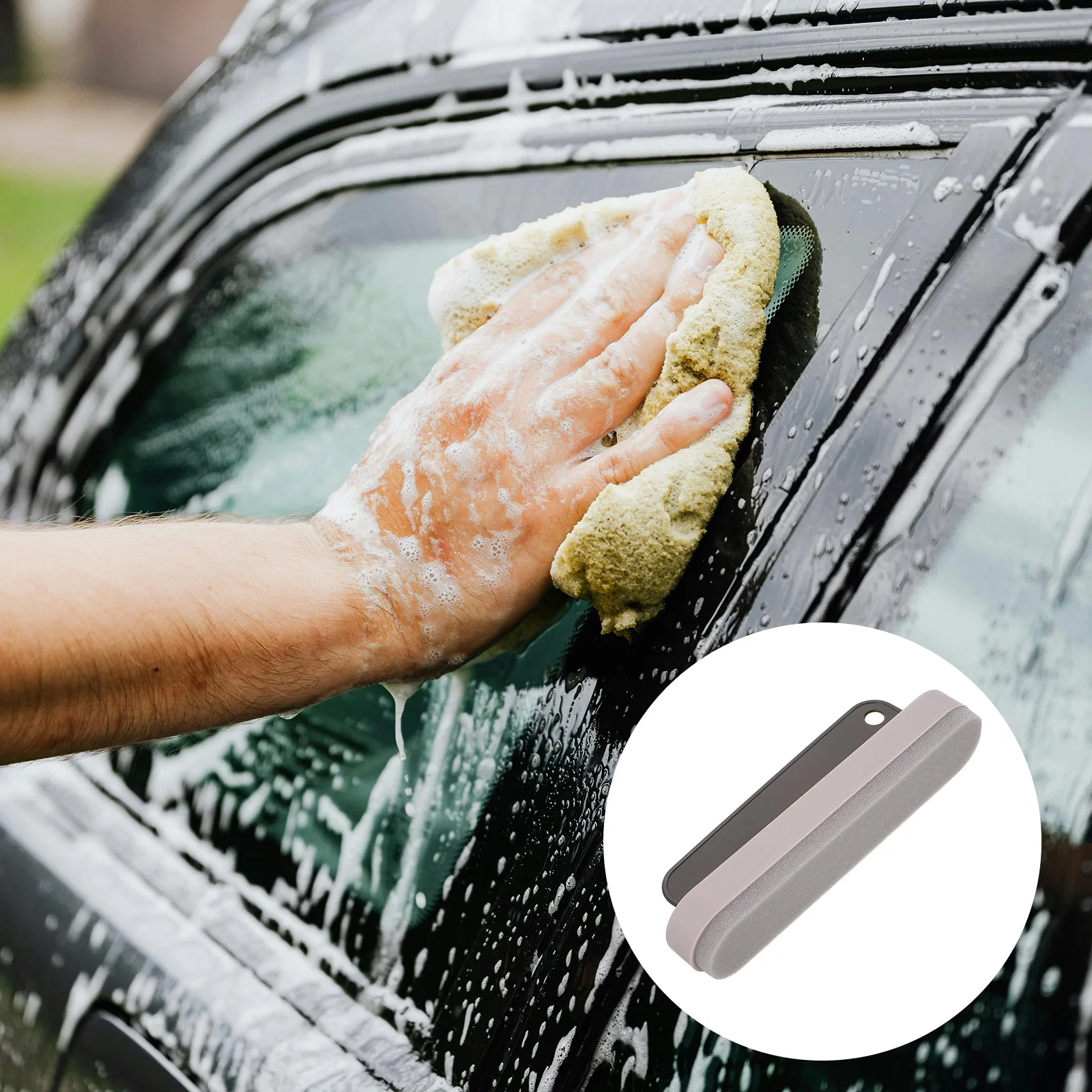 

Window Squeegee Car Glass Auto Scraper Plastic Shower Door Windshield Cleaner Bathroom Tiles Mirrors Durable Ergonomic Handle