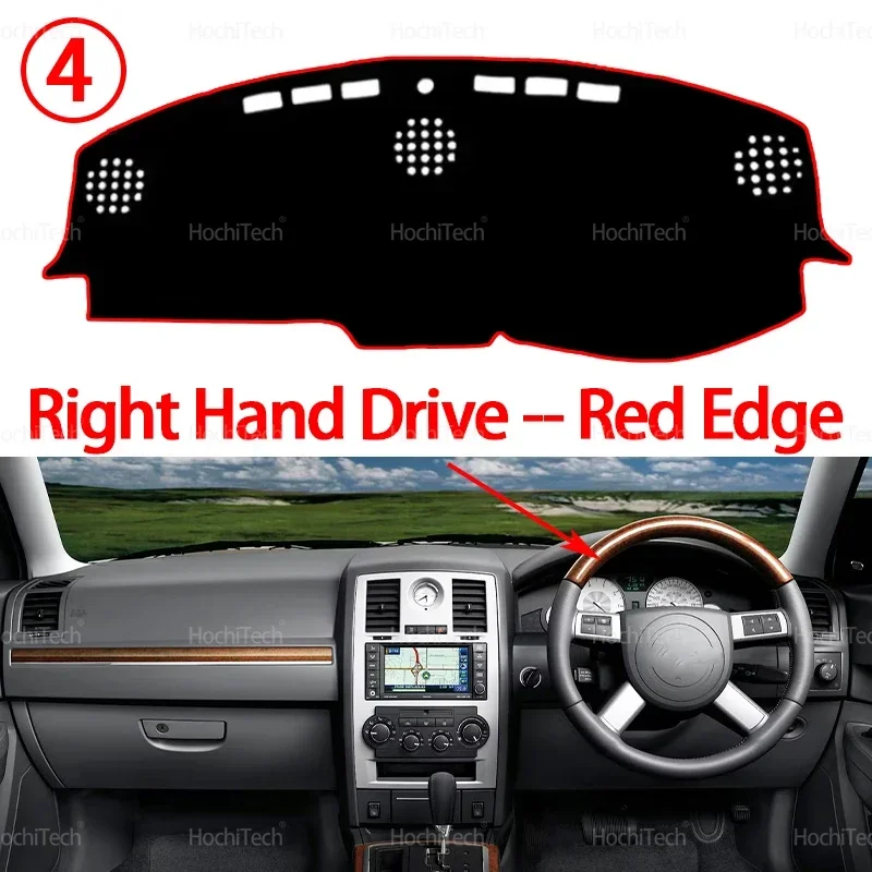 Für Chrysler 300C 2004-2010 LHD RHD Dashboard Abdeckung Pad Auto Liner Anti-UV Matte Sonnenschirm Dashmat Teppich Dash – Detail 12
