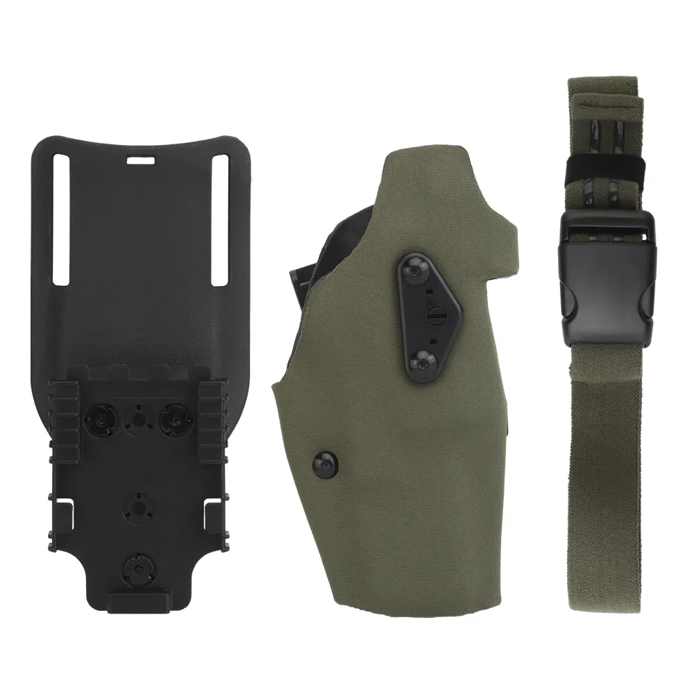 

Tactical Holster Glock 17 Hunting Quick Release Pistol Case With QLS Kit Airsoft Shooting Belt Carrying Gun Holster