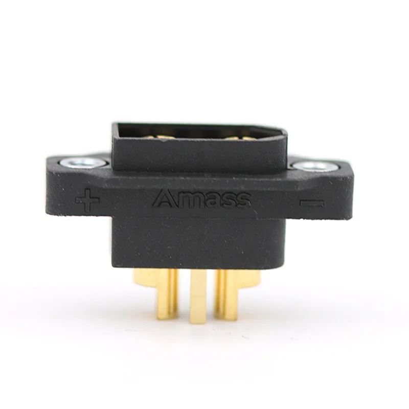 1 / 2 / 5 / 10 / 20 PCS Amass XT60IE-M Mountable XT60E(2+1) Male Plug Connector for RC Drone Aircraft FPV Racing Drone