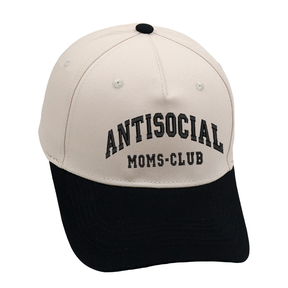 ANTISOCIAL MOMS CLUB Trucker Hat Embroidery High Quality Baseball Cap Summer Beach Woman Cap Adjustable Buckle