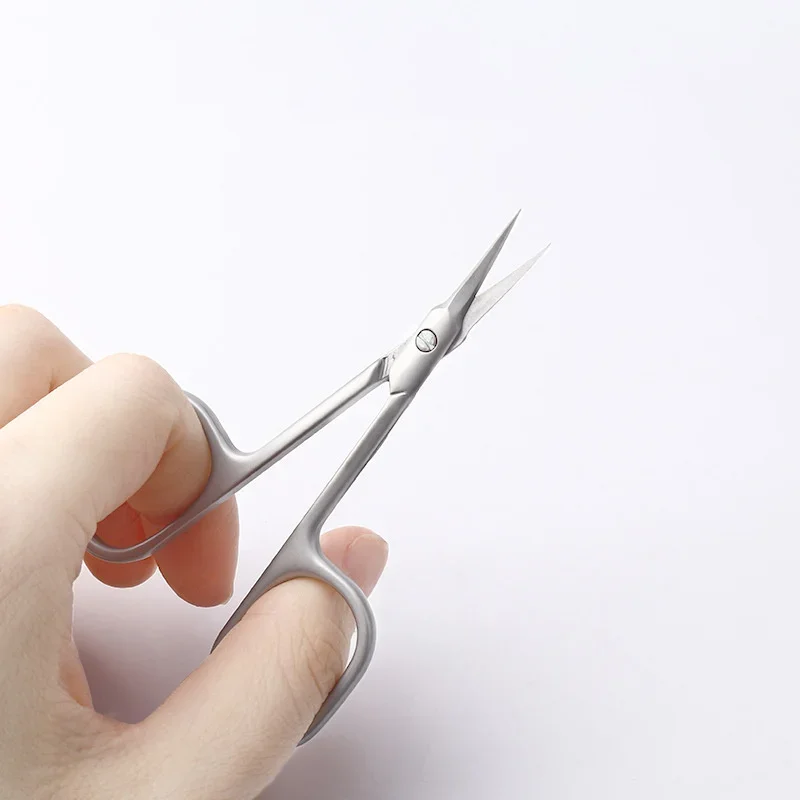 ステンレス鋼キューティクルはさみ爪キューティクルバリカントリマー角質リムーバーマニキュアペディキュアカッタープロフェッショナルツール