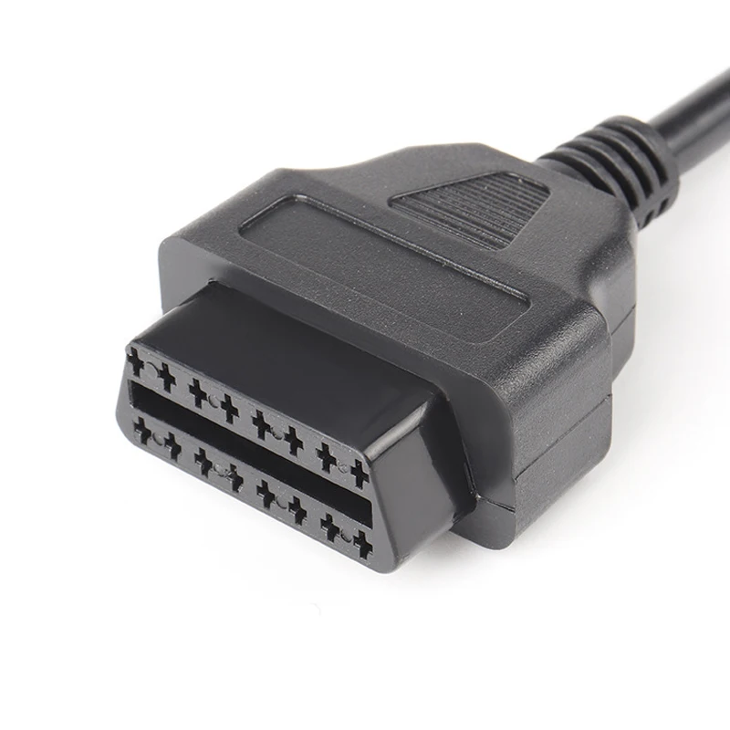 Extension Cord Male To 16 Pin Female OBD II Connector OBD2 Extension Cable OBD2 16 Pin ELM327 Car Scanner Convert Adapter