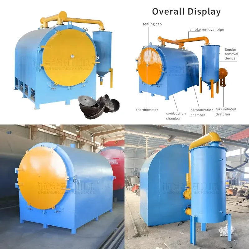 Smokeless Carbonization Furnace for Charcoal Making
