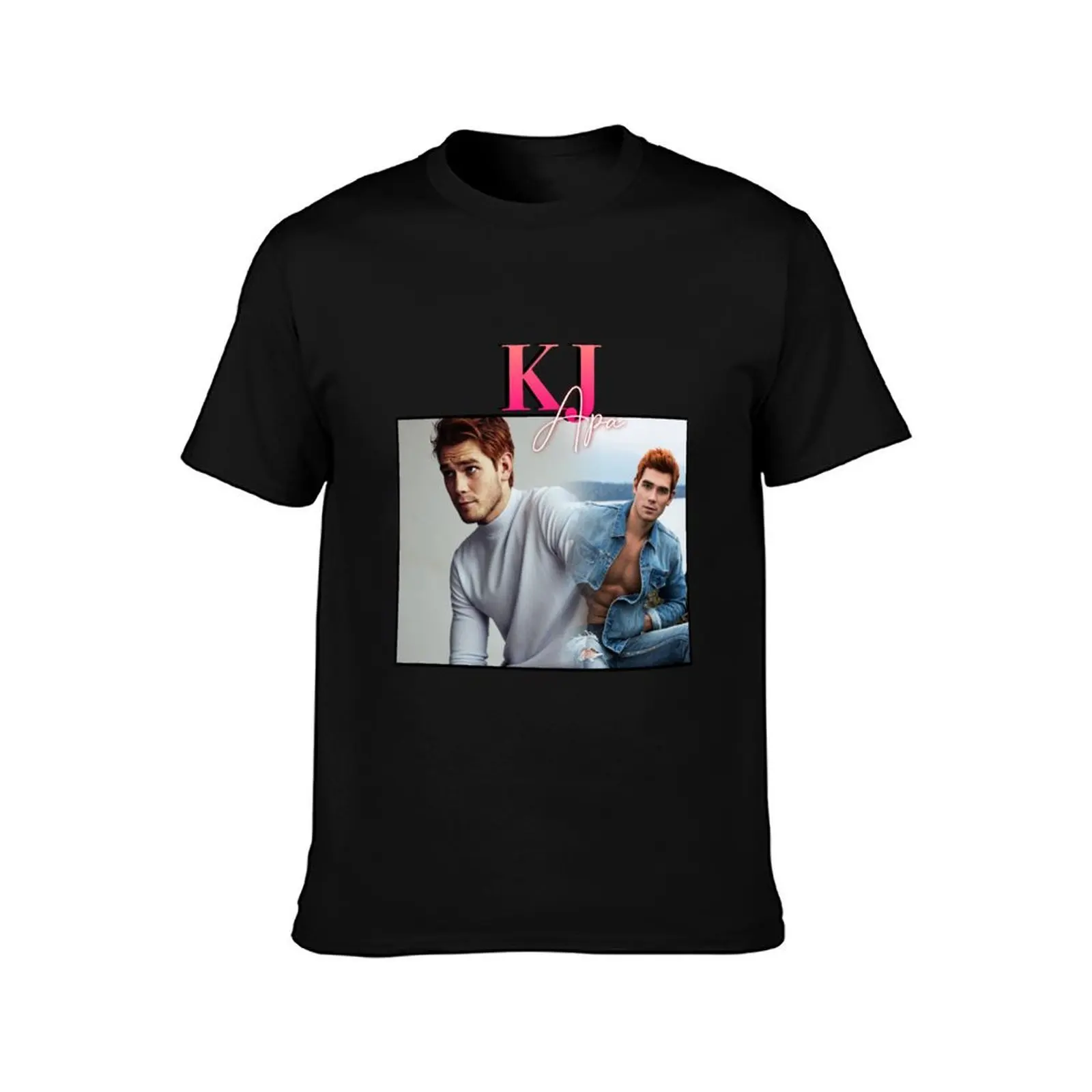 KJ Apa Archie Andrews Retro Vintage T-Shirt Summer Casual Cotton Tee Oversized Streetwear Tops Vintage Graphic Print