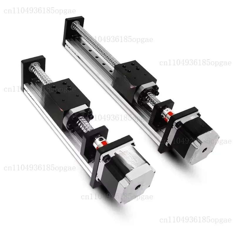 aluminum + stainless steel electric actuators, ball screw driven linear guides 23 stepper motor