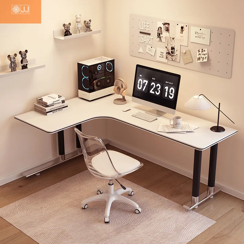 Corner desk Home L-shaped bedroom bay window Desktop computer desk Modern study Corner desk Workbench