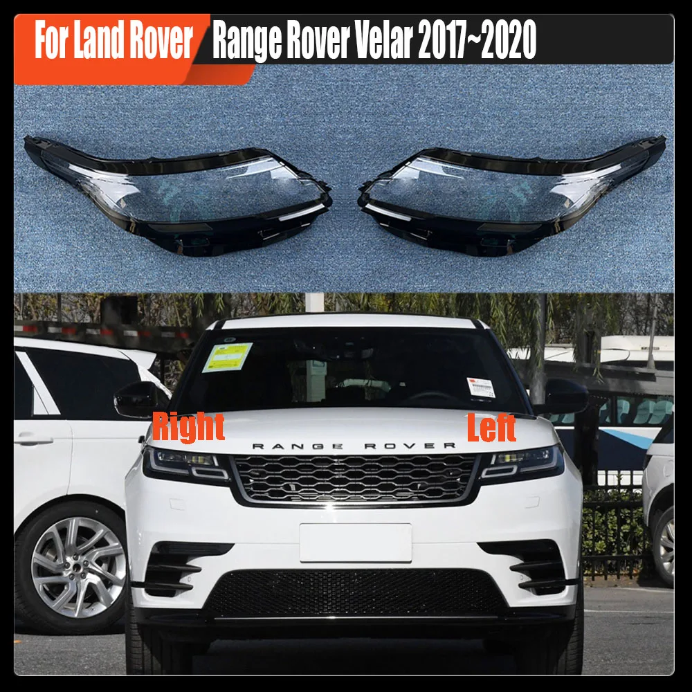 

For Land Rover Range Rover Velar 2017~2020 Transparent Lampshade Headlamp Cover Lamp Shade Headlight Shell Lens Plexiglass