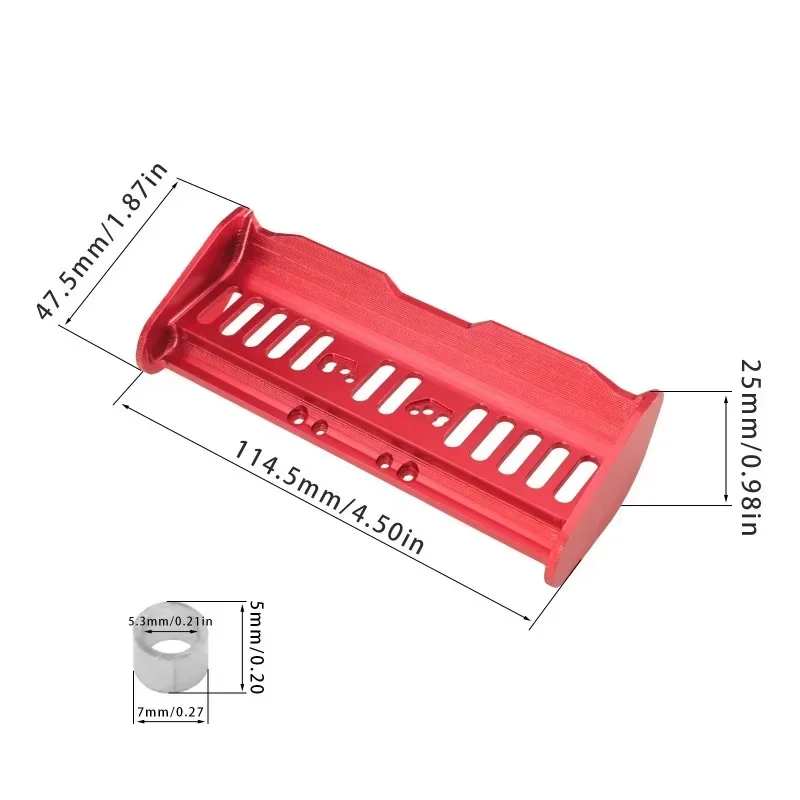 

Metal Upgraded Tail for MJX HYPER GO 1/14 14209 14210 H14BM Remote Control Car Modification Accessories