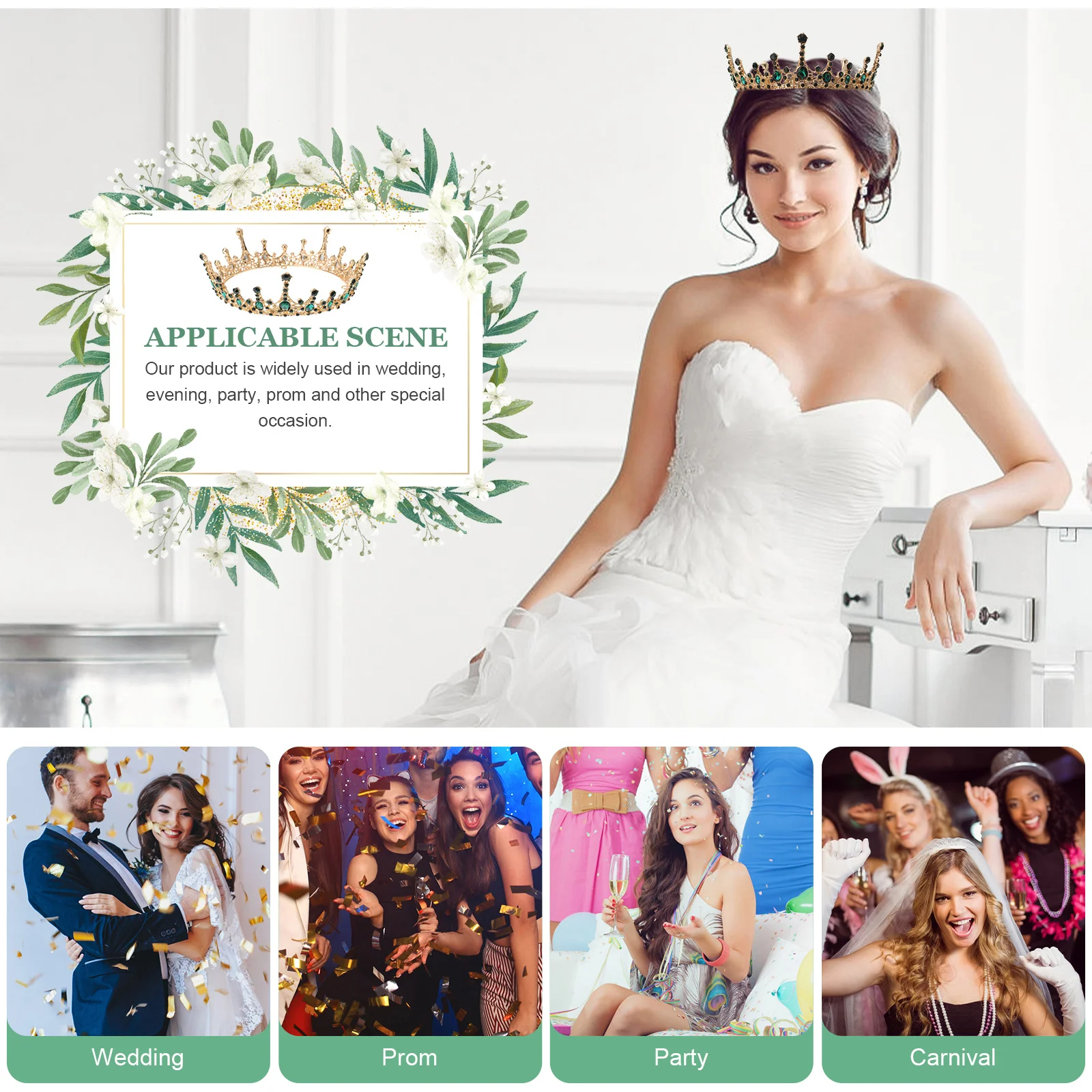 

1 шт. свадебный головной убор для женщин, головной убор для девочек, свадебная вечеринка, корона, свадебная корона, повязка на голову, аксессуар для волос подружки невесты