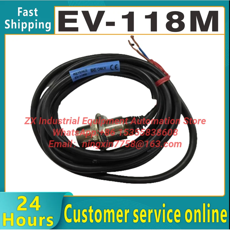 Original Keyence proximity switch EV-118MC EV-118M output NPN detection distance