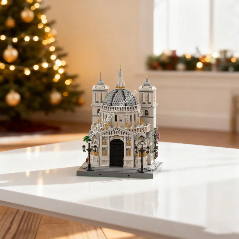

4064 шт. MOC Санта Мария Делла Салют, модульная модель, строительные блоки, рождественский подарок, строительные игрушки, идея, образовательный кирпич для детей
