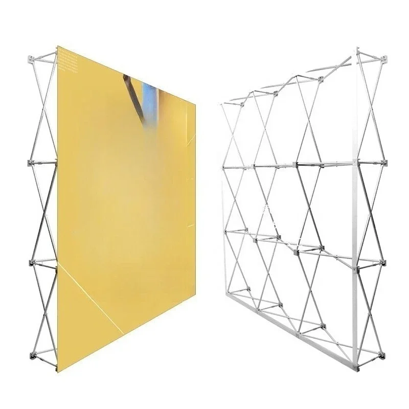 

Promotional Portable Background Fabric Aluminum Display Stand 20ft Pop-Up Background Banner