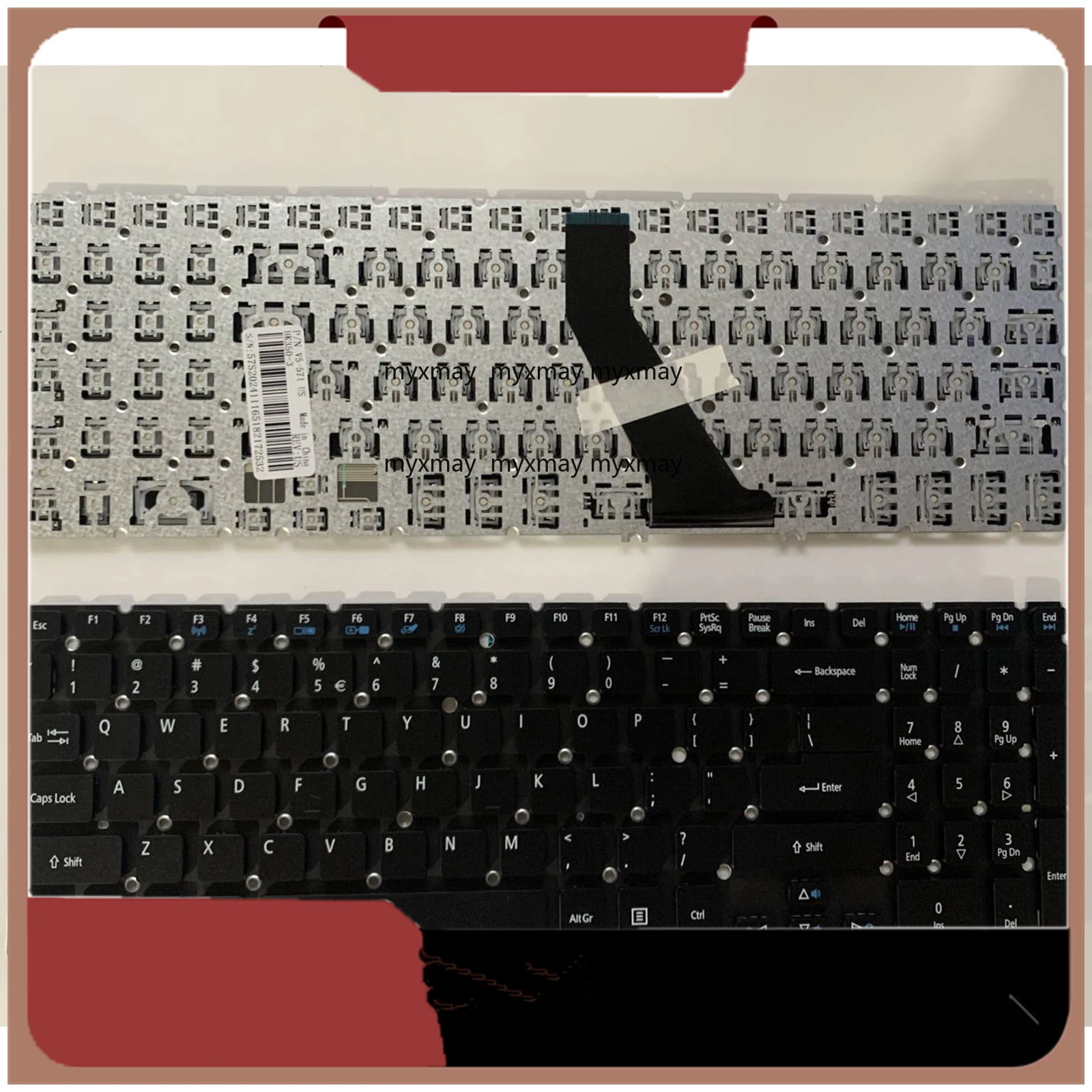 

Американская клавиатура для ноутбука Acer Aspire VN7-591 MS2391 MA50 VN7-571 VN7-571G MS2395 V5-572G V5-552G 573G