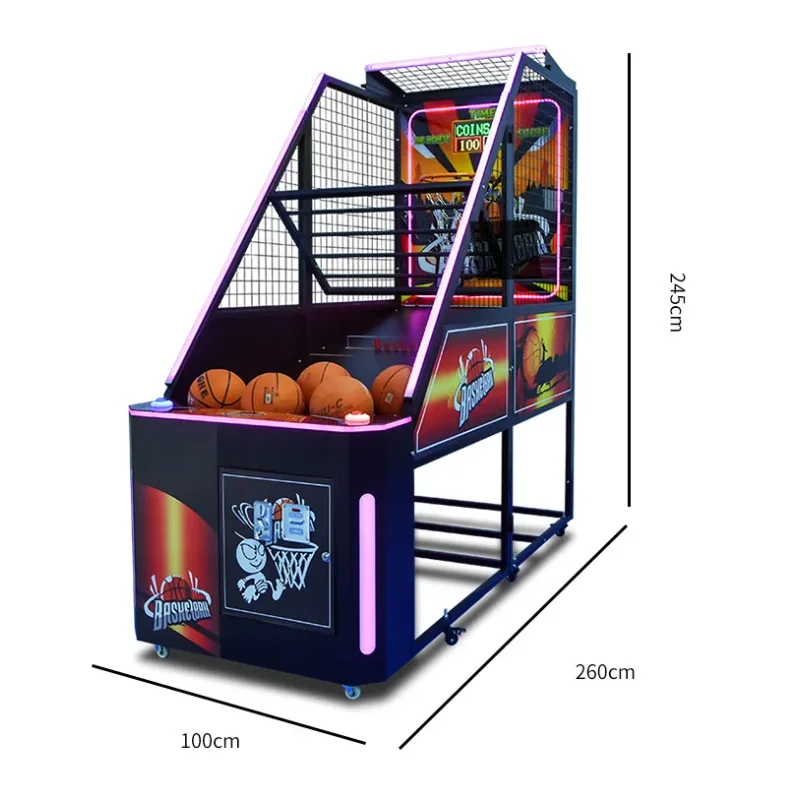 Manufactory Wholesale Sales Luxury Indoor Adult Street Basketball Game Machine Arcade Basketball Game Machine