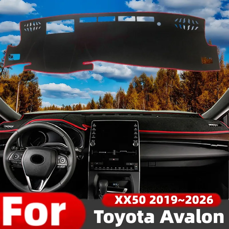 For Toyota Avalon XX50 2019 2020 2021 2022 2023 2024 2025 2026 Car Center Console Dash Trim Mat Sunshade Protect Pad Accessories