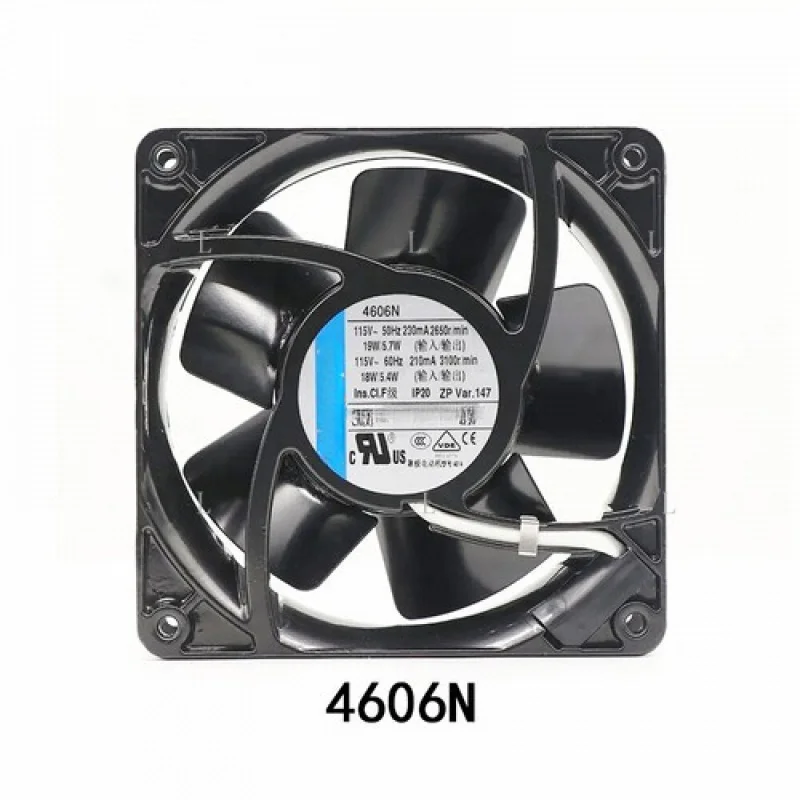 Baru untuk Kipas Aliran Aksial Ebm-paps 120*120*38mm 4606N 115VAC 19/18W Original tersedia