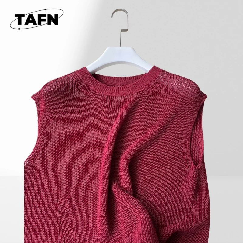 Modny, wykwintny, modny sweter z kaszmiru Premium 25 w stylu europejskim - idealny na wiosnę i lato AD1207