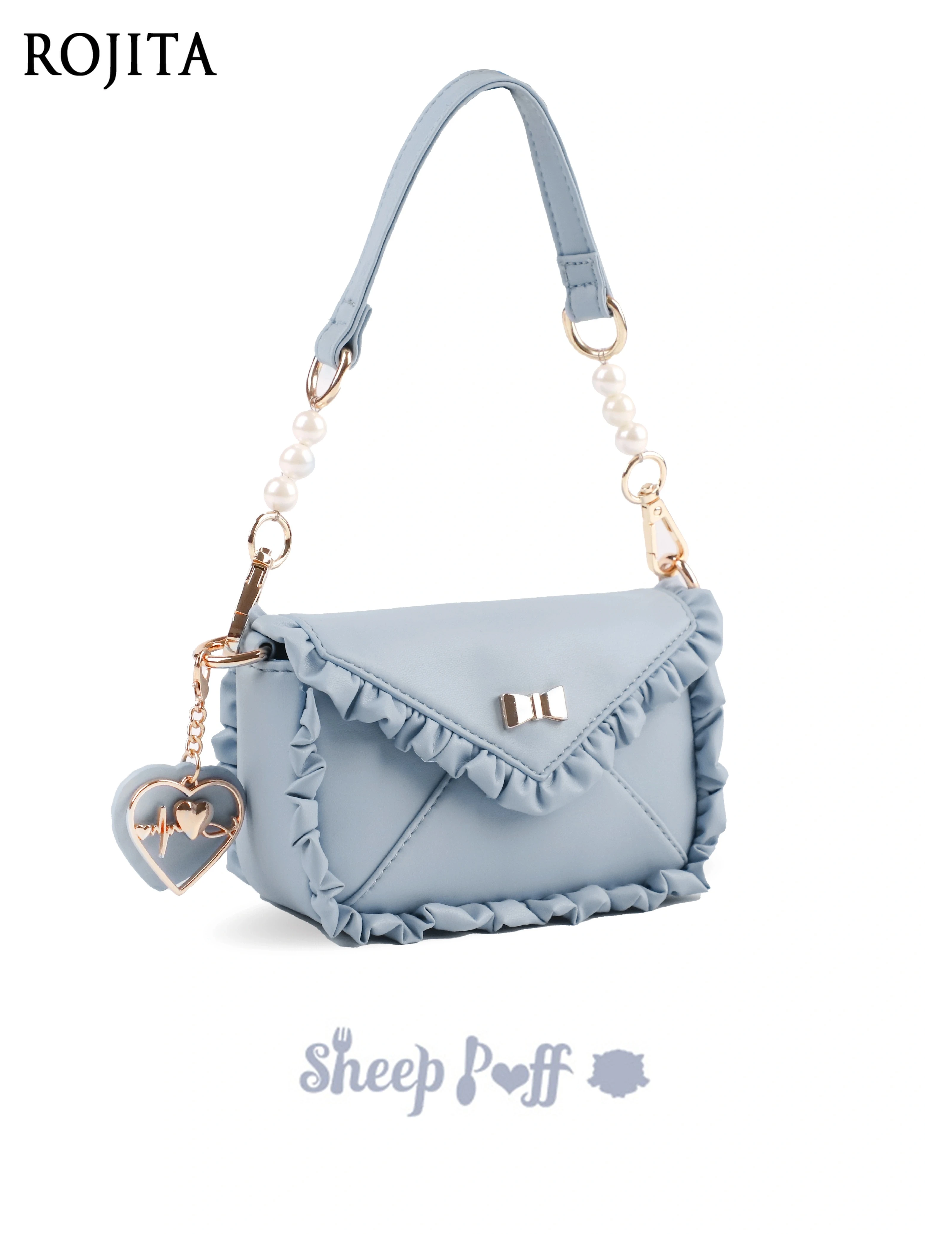

Original JK Bag Lolita Bag Sweet Cute Girl Japanese Style Bowknot Solid Color Women's Bag Ladies Hand Bags