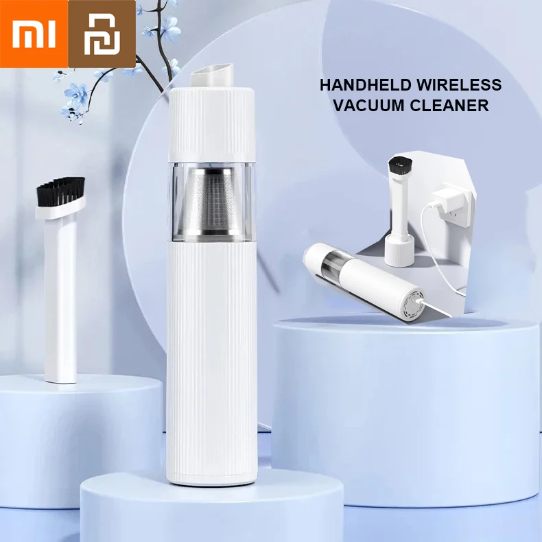 Xiaomi Youpin Vacuum Cleaner Mini Wireless Dust Removal Mite Vacuum Handheld Portable Cleaning Great Suction Home Appliances New