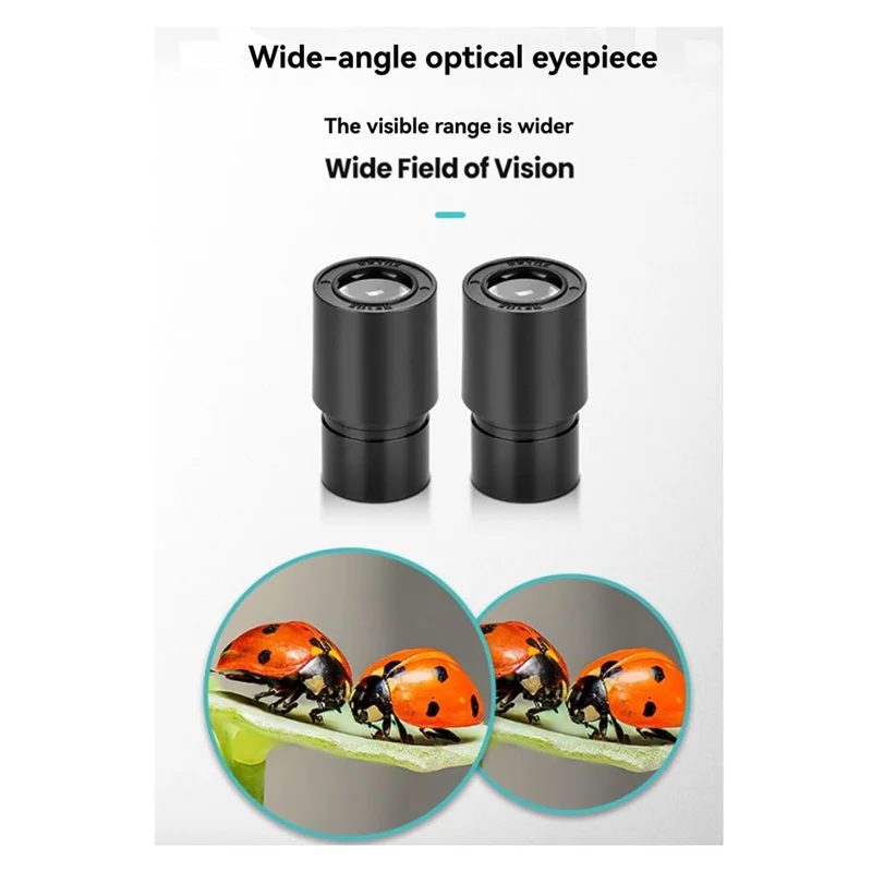 ES1057 Binocular Microscope Kit 30X Magnification Biological Microscope Scientific Experiment Anatomy