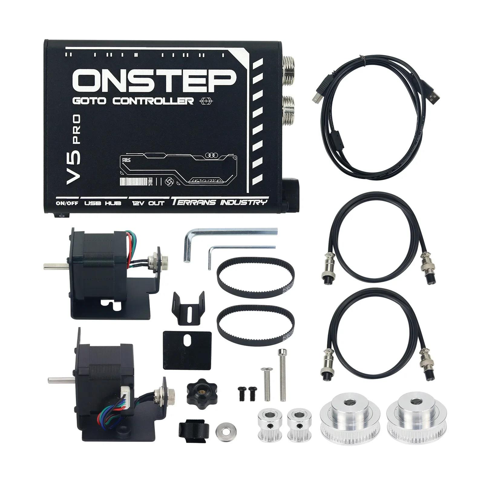 SmCpV4 EXOS2 Pro Onstep EXOS2 Equatorial Mount V4 GOTO Upgrade Kit Biaxial Tracking Astronomical Accessory