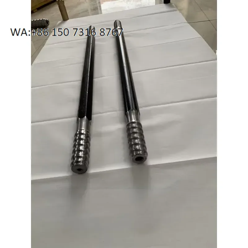 New Water Well Drill Extension Rod Thread Carbon Steel Forged Large Size Drill Rod Drifter for Quarry Drilling