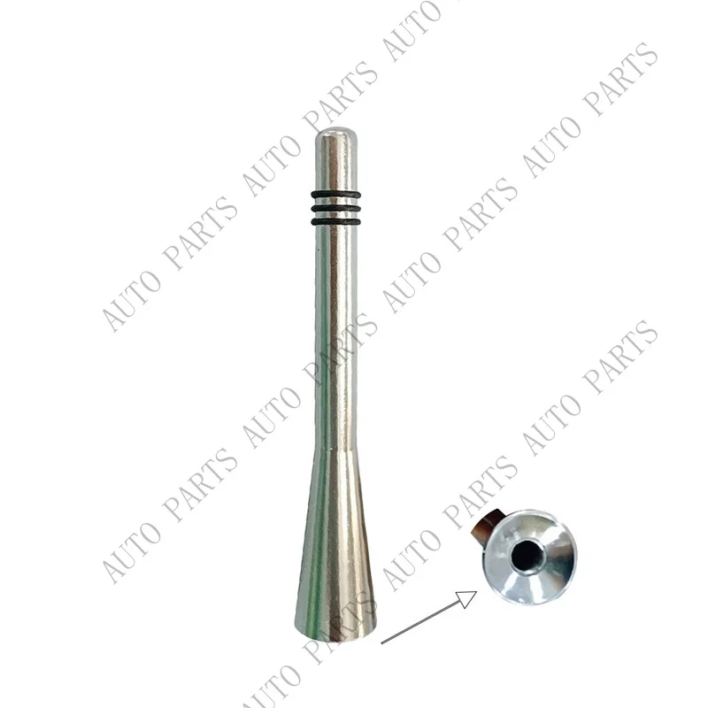 A+ for Silver Universal 8CM Car Short Stubby Antenna Aerial AM/FM Radio Mast With Screw