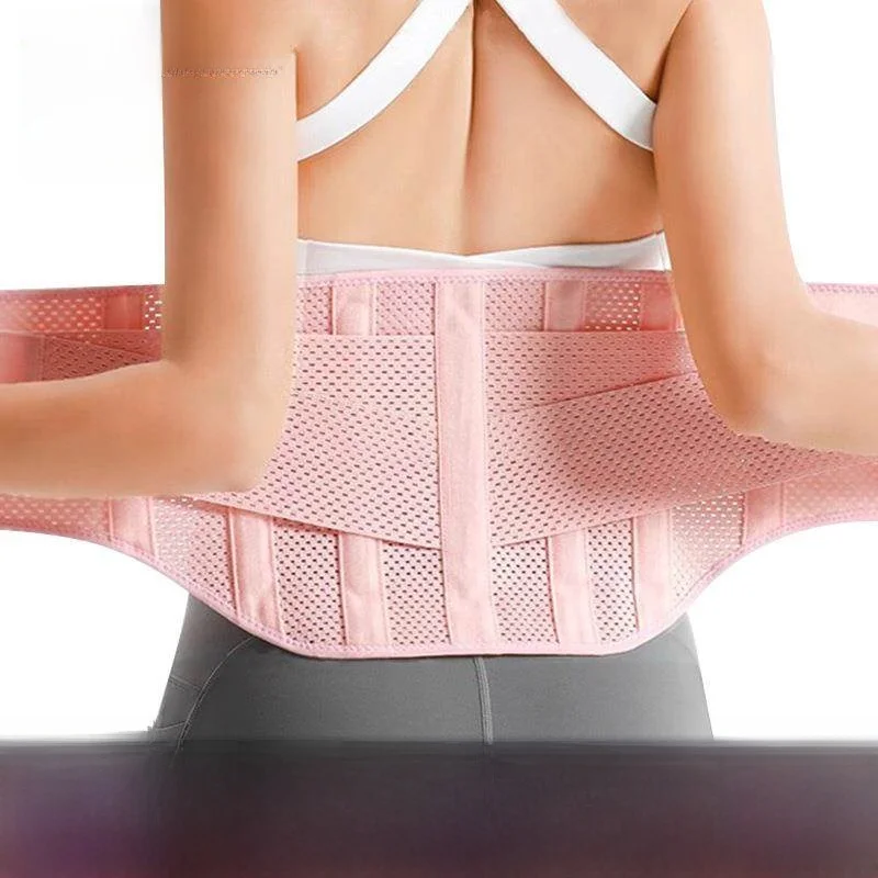 

Легкий дышащий компрессионный спортивный пояс для поясницы, эластичный поддерживающий корректирующий пояс для живота и талии, для мужчин и женщин, для фитнеса