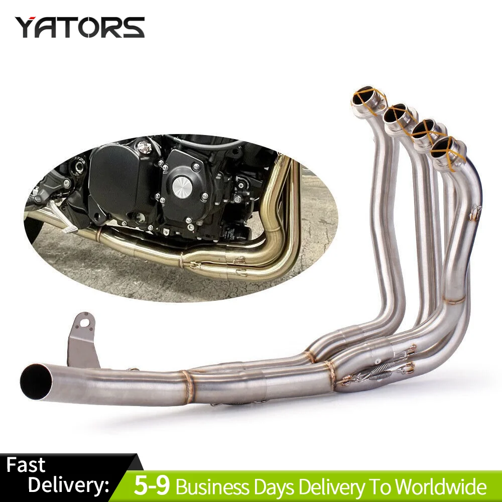 

For Kawasaki Z900RS 2017-22 Full Exhaust System Header Front Link Pipe 51mm Tube Exhausts Pipes