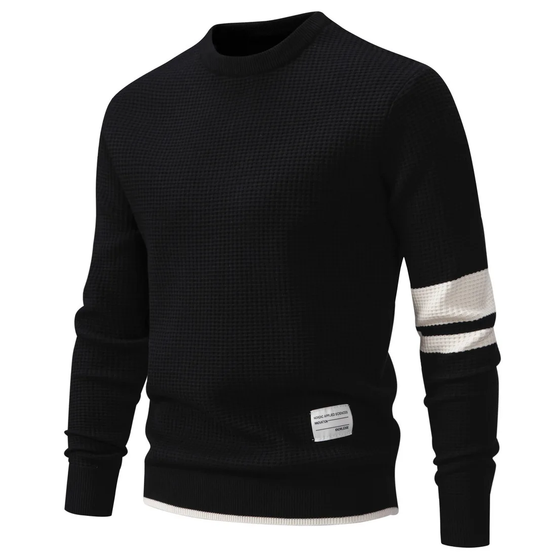 

2023 Autumn and Winter Foreign Trade New Men's Self-cultivation Color Round Neck Sweater Men's High-quality Casual Pullover Base