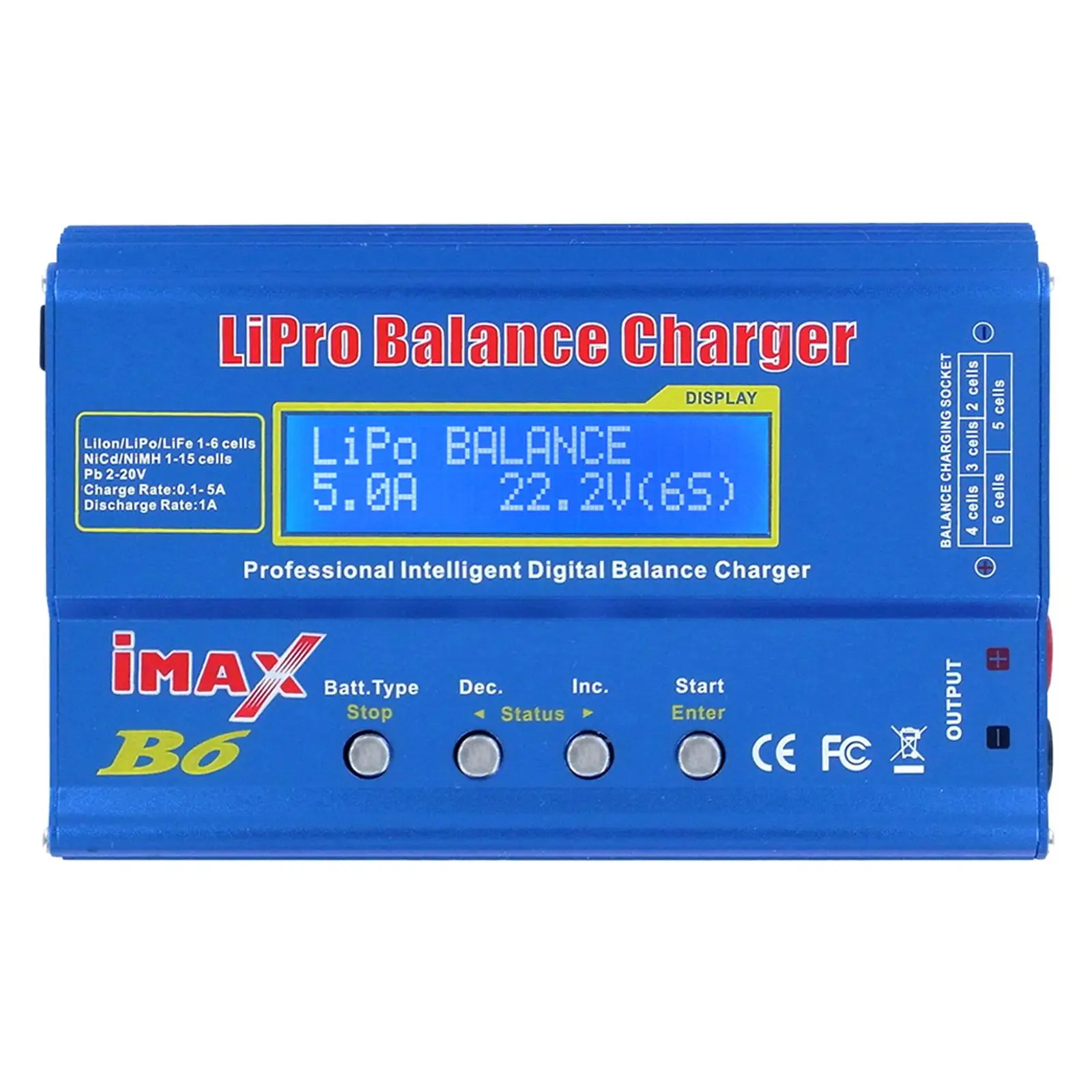 IMAX B6 Lipo Balance Charger Discharger 50W for RC Car Aeromodelling Battery