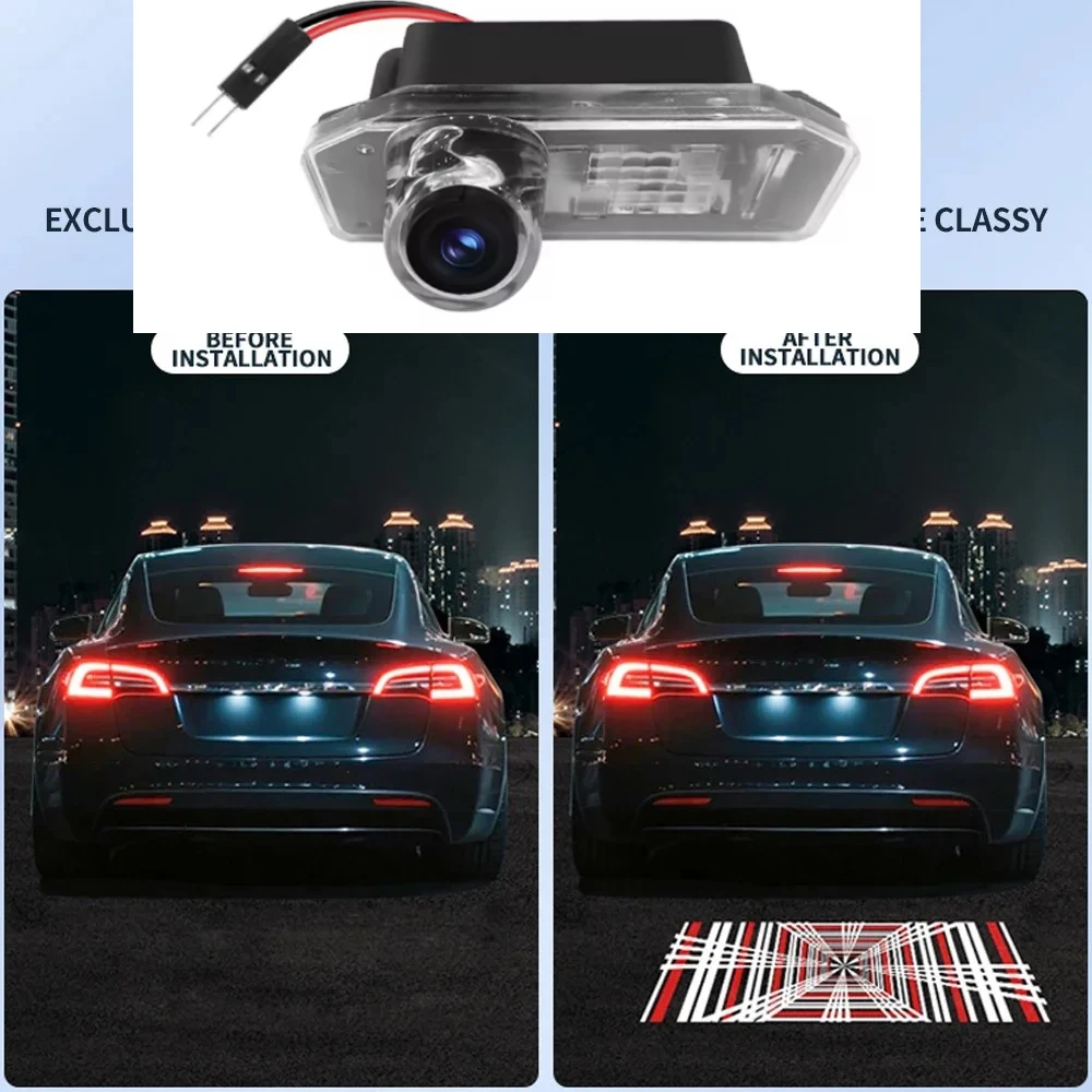 

3D фонари номерного знака Canbus Free Error для Tesla Logo Model 3 Highland Tesla Model Y Автомобильные задние фонари заднего хода Быстрый логотип