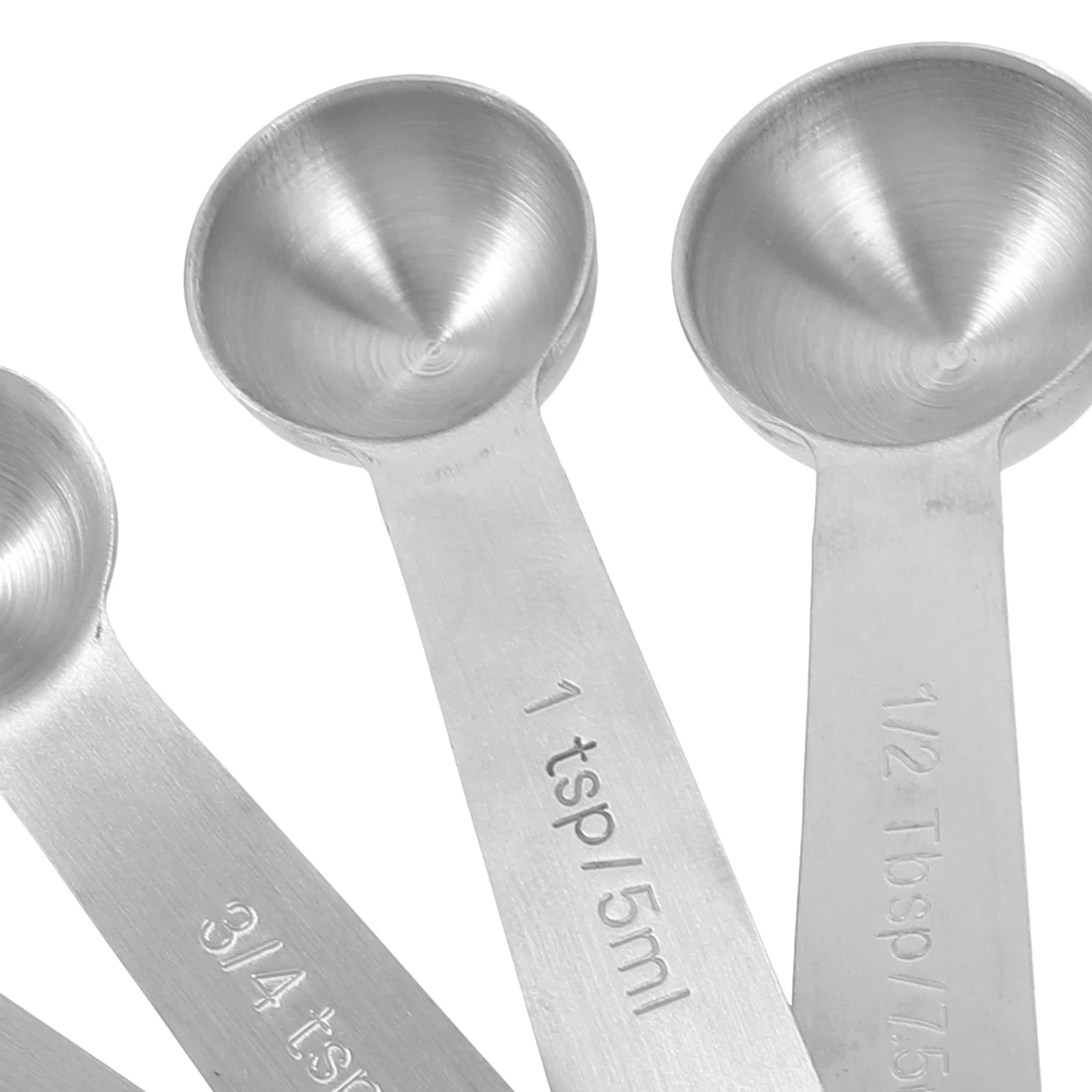 

8pcs Stainless Steel Measuring Spoons Set Kitchen Coffee Sugar Powder Spoon Reusable For Coffee Shop Home Kitchen