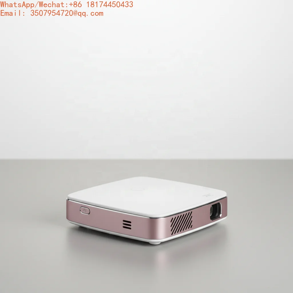 Mini Proyector DLP S-60 4K 3D Compatible con Android 13, Proyector LED de Bolsillo Inteligente con 2G de RAM, el Más Reciente Proyector de Bolsillo Móvil