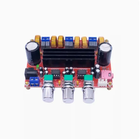 1PCS XH-M139 old 2.1 channel digital amplifier board 12V-24V wide voltage TPA3116D2 2*50W+100W