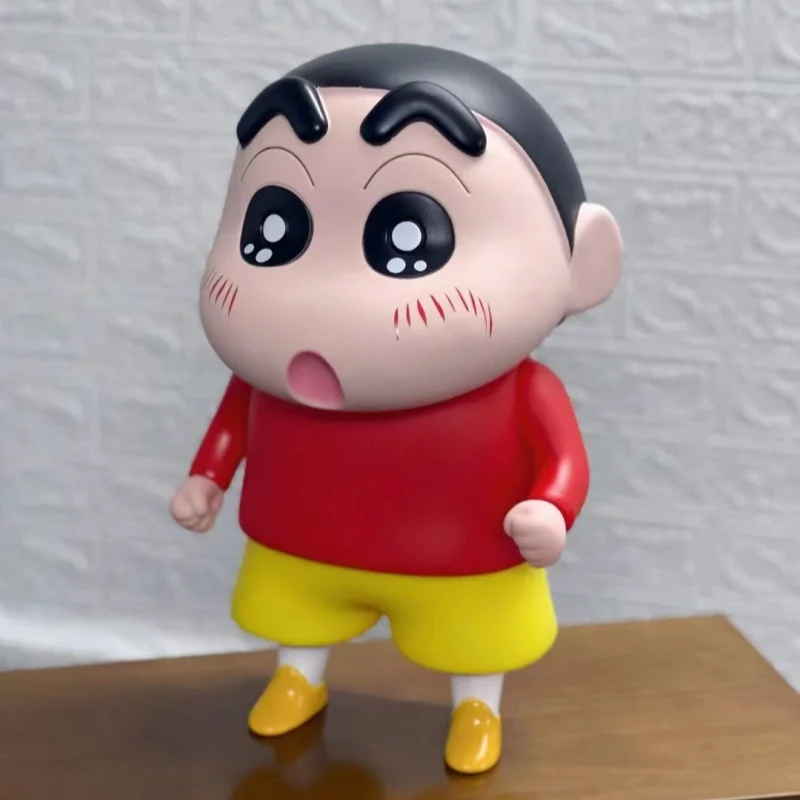 

Crayon Shin-Chan Series 1:1 Large Size Figures Xiaoxin Rides Xiaobai Xiaokui Kazama Trendy Ornaments Anime Model Collectible Toy