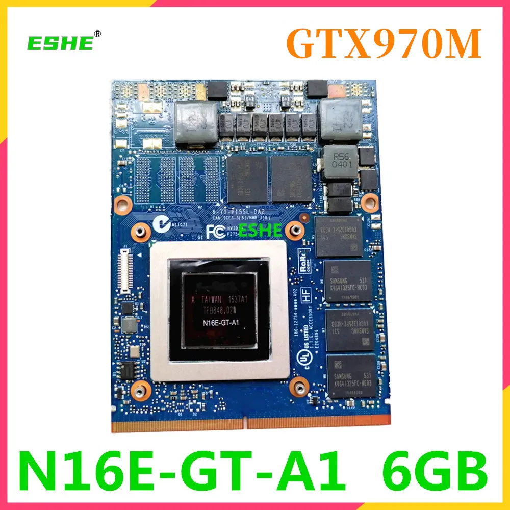 

GTX970M Video Card For Laptop MSI GT60 GT70 GT780 8760W 8770W Clevo P150HM P150EM P170EM N16E-GT-A1 6GB display card 100% test