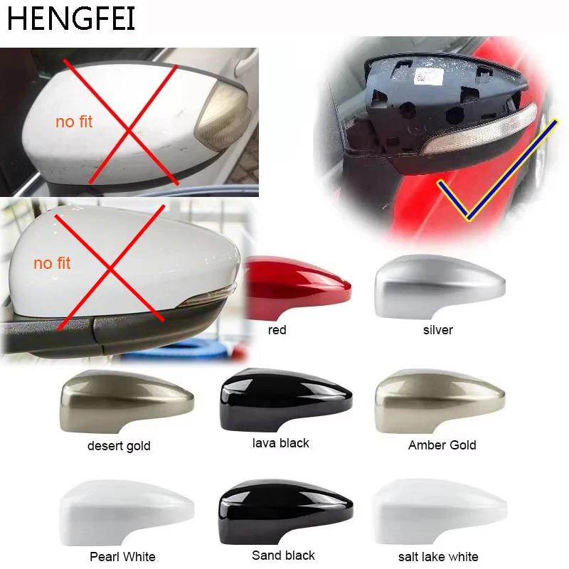 Accessoires de voiture pour Ford Kuga EcoSport 2013 – 2019, couvercle de rétroviseur, coque